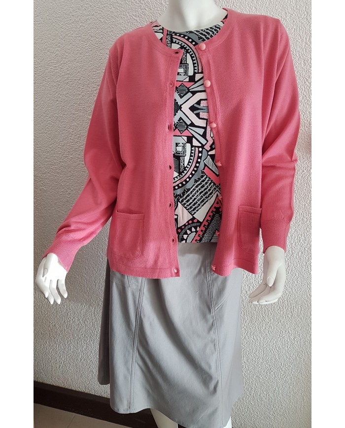 Gilet col rond collection Griffon