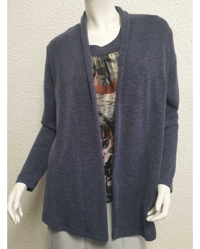 Gilet manche longue sans boutons Gilet manche longue sans boutons