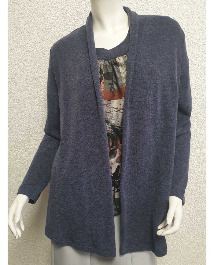 Gilet manche longue sans boutons Gilet manche longue sans boutons