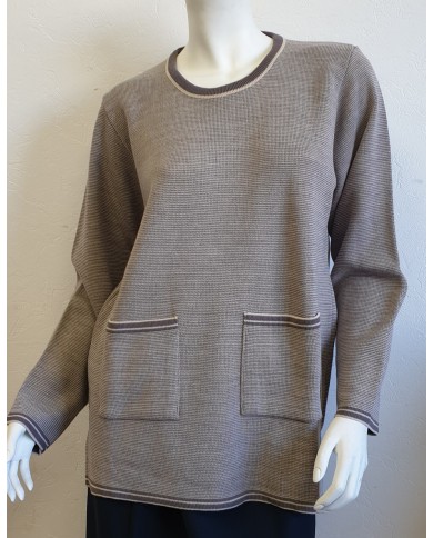 Pull col rond Pull col rond