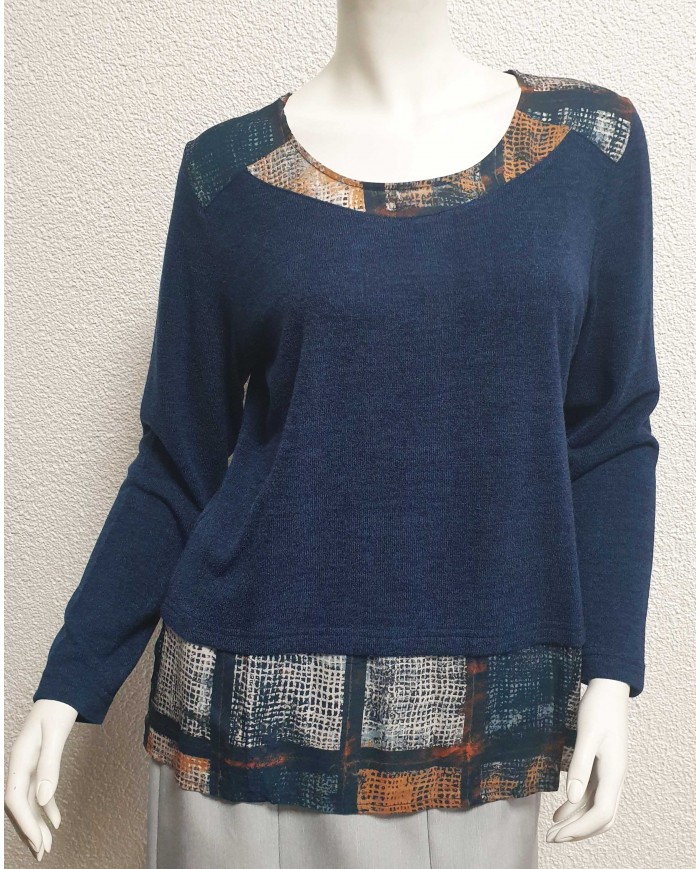 Pull col rond collection Guy Dubouis