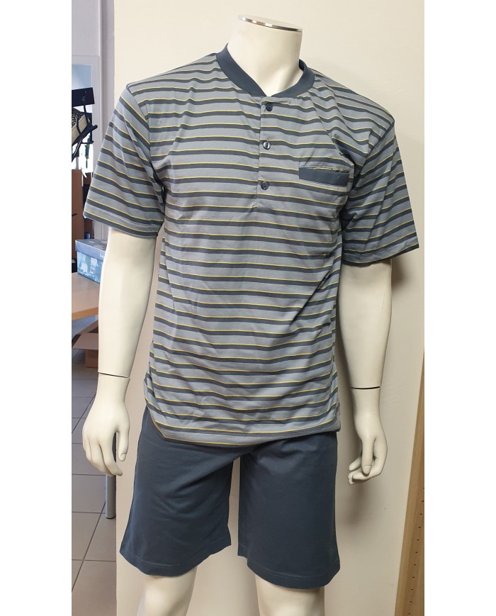 Pyjama short rayé Leon Pyjama short rayé Leon