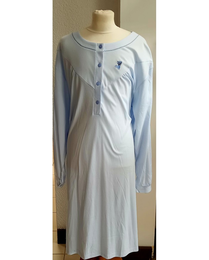 Chemise de nuit manches longues Chemise de nuit manches longues