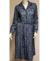 Robe manches longues, poche pochette Robe manches longues, poche pochette