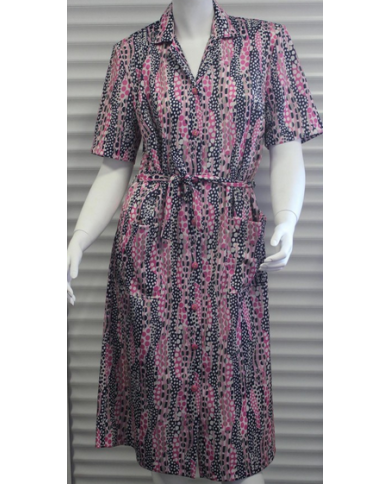 Robe ouverte manches courtes Valmode Robe ouverte manches courtes Valmode
