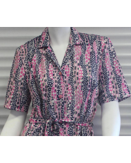 Robe ouverte manches courtes Valmode