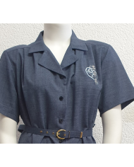 Robe ouverte 3/4 manches courtes Robe ouverte 3/4 manches courtes