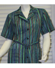 Robe ouverte manches courtes VALMODE Robe ouverte manches courtes VALMODE