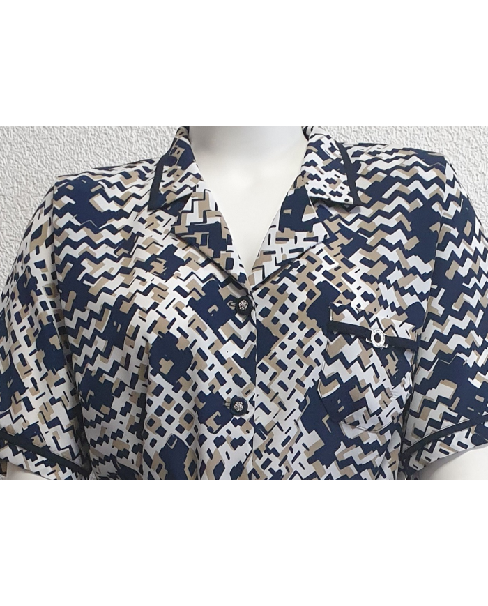 Robe ouverte manches courtes Guy Dubouis Robe ouverte manches courtes Guy Dubouis