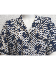 Robe ouverte manches courtes Guy Dubouis Robe ouverte manches courtes Guy Dubouis