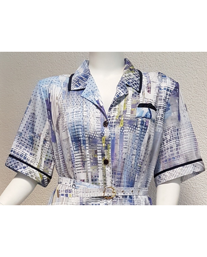 Robe ouverte manches courtes Valmode