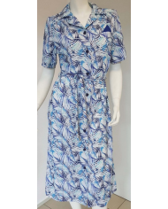 Robe ouverte manches courtes ouverte devant Robe ouverte manches courtes ouverte devant