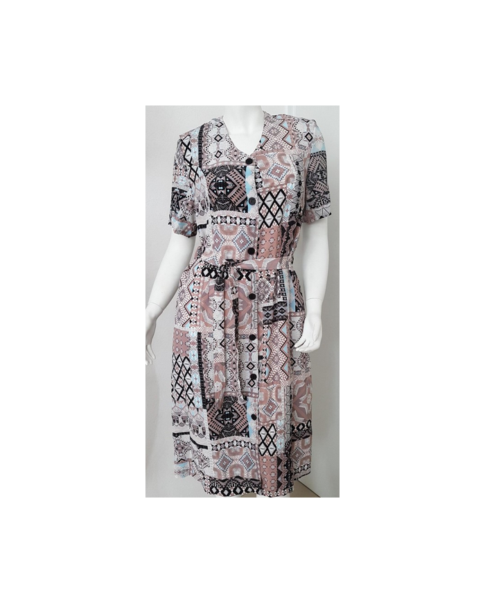 Robe ouvertes manches courtes col en V Robe ouvertes manches courtes col en V