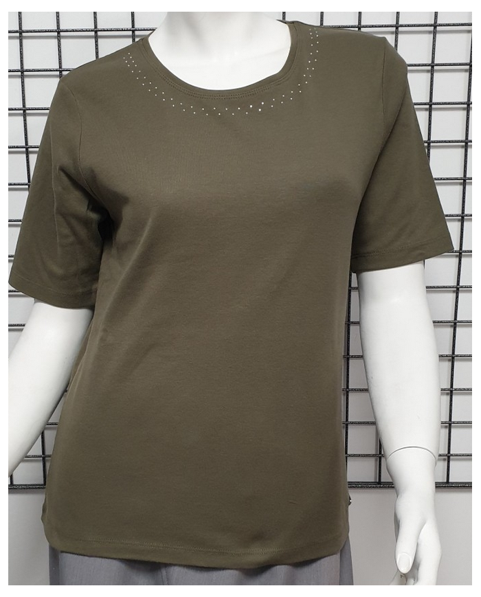 Tee shirt manches courtes uni Griffon Tee shirt manches courtes uni Griffon