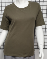 Tee shirt manches courtes uni Griffon Tee shirt manches courtes uni Griffon