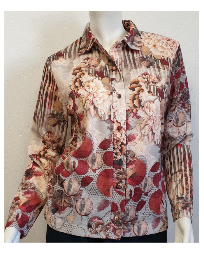 Chemisier chaud manches longues Chemisier chaud manches longues