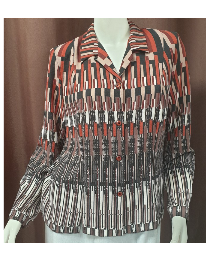 Chemisier manches longues Collection Guy Dubouis