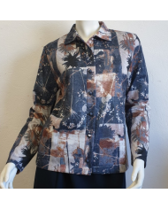 Chemisier doux et chaud manches longues Chemisier doux et chaud manches longues