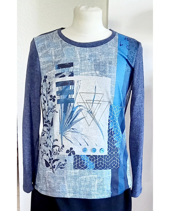 Pull imprimé fantaisie Pull imprimé fantaisie