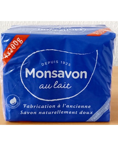 Lot de 4 savons Monsavon 200g Lot de 4 savons Monsavon 200g