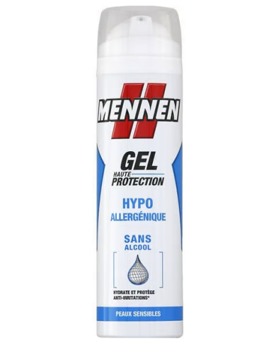 Mousse à raser gel hypo allergenique Mennen Mousse à raser gel hypo allergenique Mennen