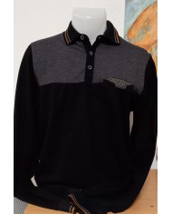 Pull col polo manches longues Pull col polo manches longues