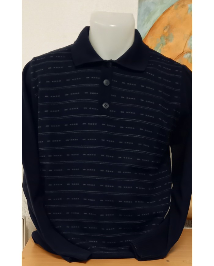 Pull col polo manches longues Pull col polo manches longues