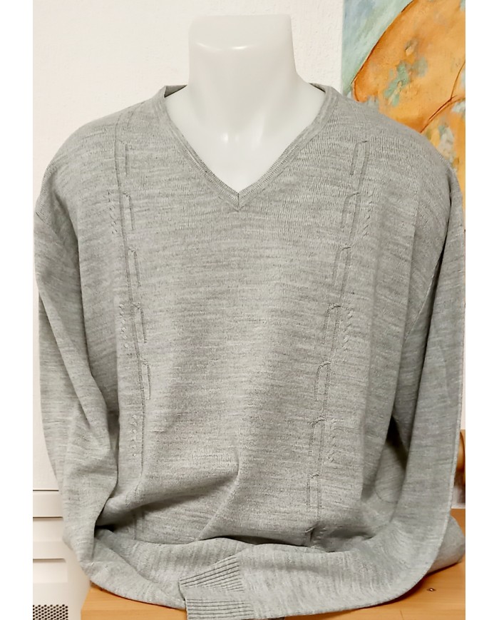 Pull manches longues col V Pull manches longues col V