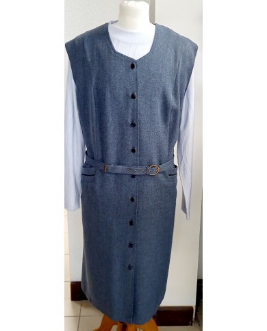 Robe chasuble chaude bleue pour seniors Robe chasuble chaude bleue pour seniors