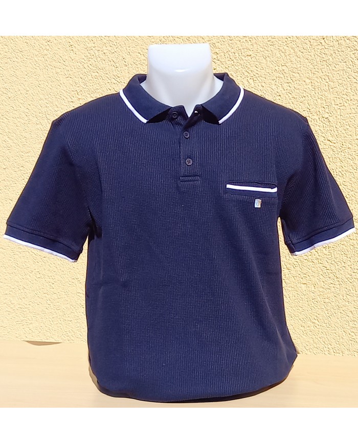 Polo  Etna homme en coton "nid d'abeilles" Polo  Etna homme en coton "nid d'abeilles"