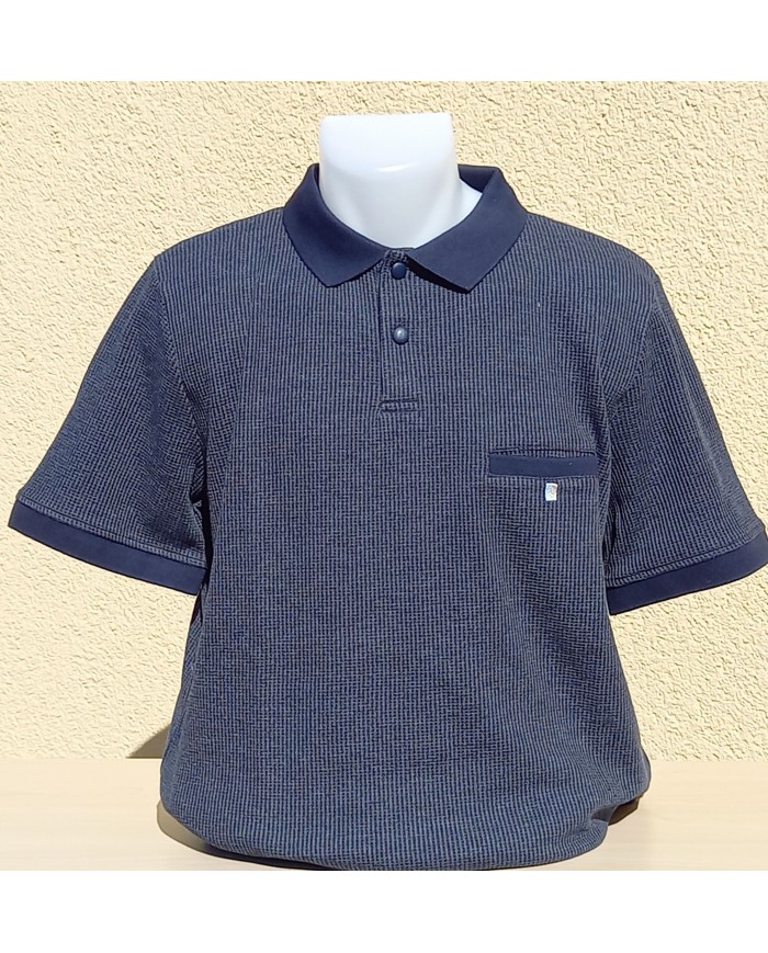 Polo "Bari" homme coton nid d'abeilles