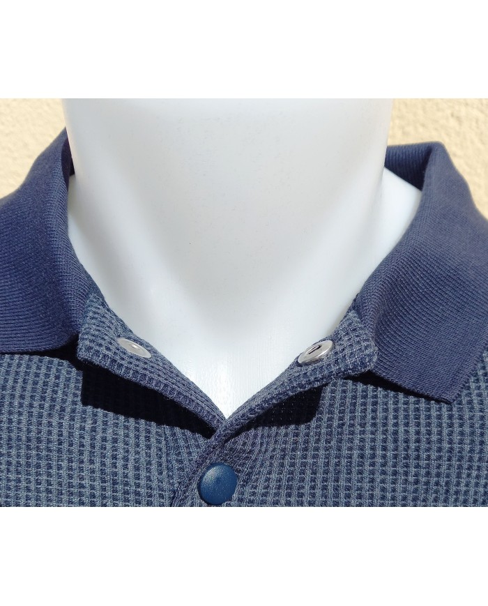 Polo "Bari" homme coton nid d'abeilles