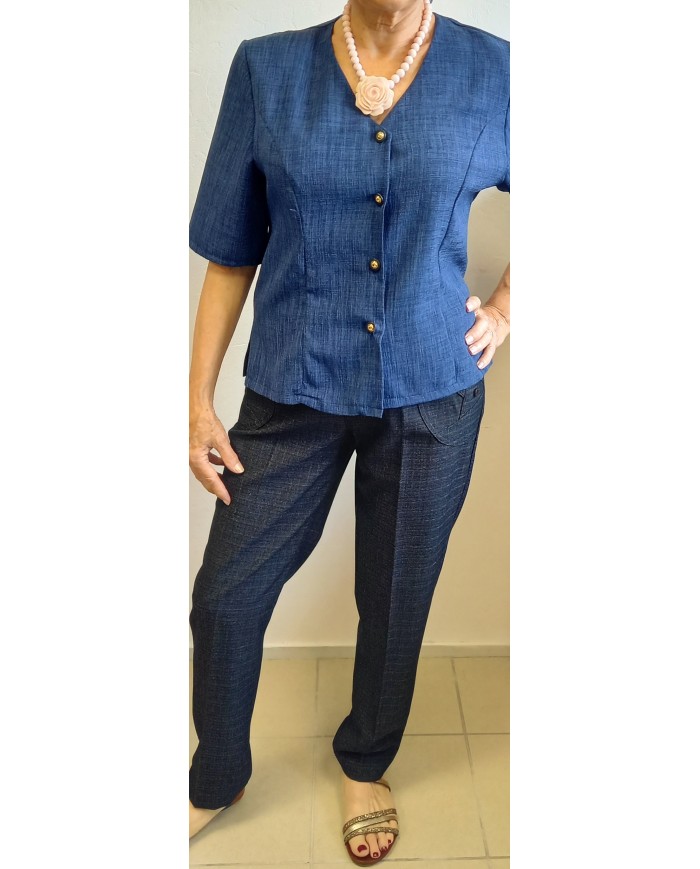 Pantalon élastiqué hiver Eliane Pantalon élastiqué hiver Eliane