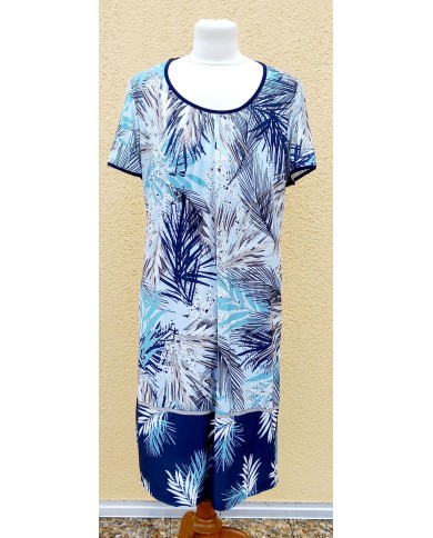 Robe tunique Cassandre manches courtes extensible Robe tunique Cassandre manches courtes extensible