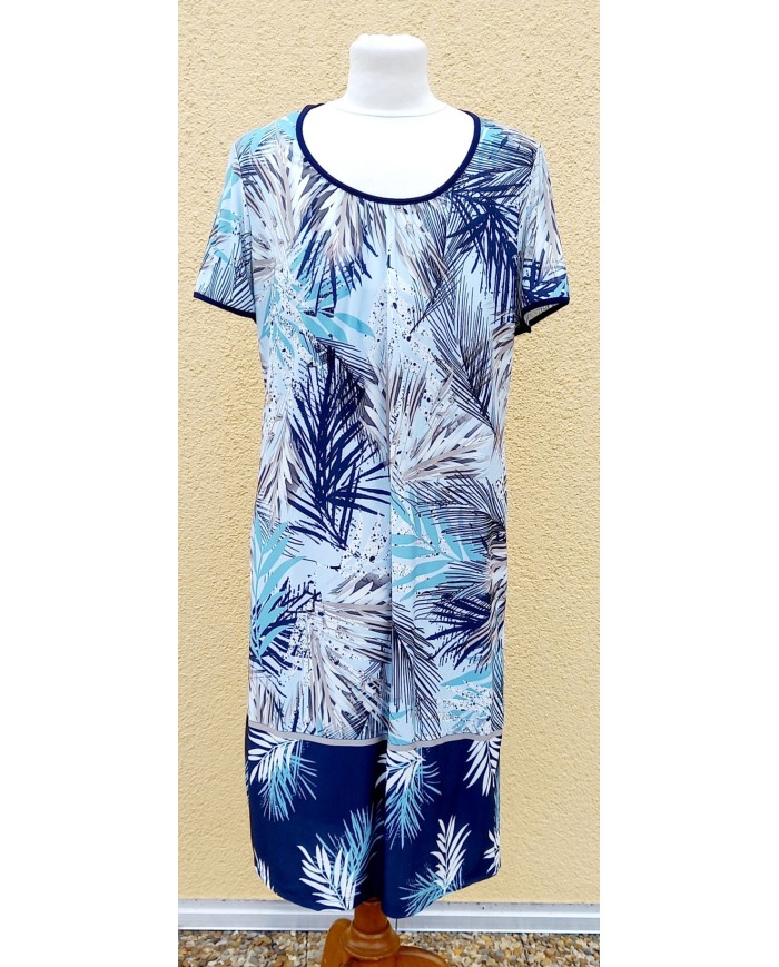 Robe tunique Cassandre manches courtes extensible