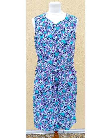 Robe Lila sans manches ouverte Robe Lila sans manches ouverte