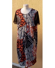 Robe manches courtes Romagne extensible