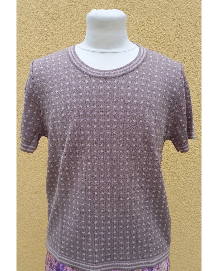 Tee-shirt maille manches courtes Eleonore