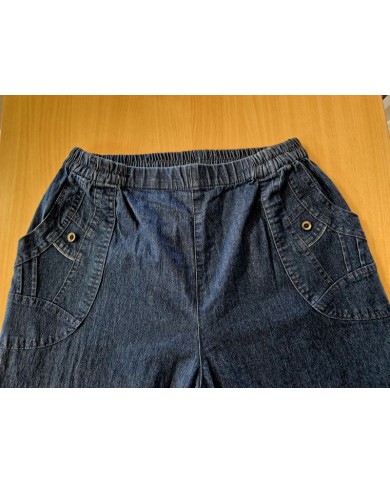 Pantalon Jean femme élastiqué pour séniors