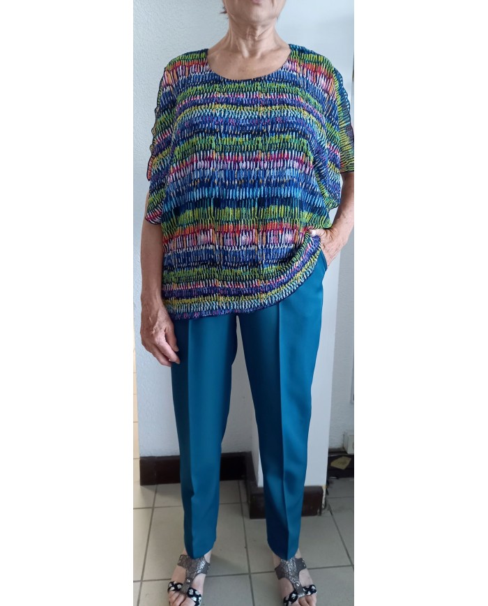 Pantalon élastiqué "nuit d'été" pour séniors Pantalon élastiqué "nuit d'été" pour séniors