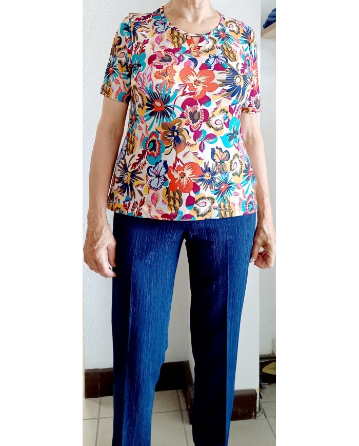 Pantalon élastiqué Lisbonne pour séniors Pantalon élastiqué Lisbonne pour séniors