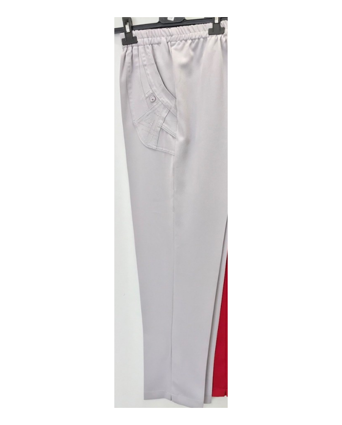 Pantalon polyester élastiqué pour séniors Pantalon polyester élastiqué pour séniors