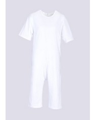 Grenouillère manches et jambes courtes unie Grenouillère manches et jambes courtes unie