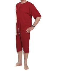 Grenouillère manches et jambes courtes unie Grenouillère manches et jambes courtes unie