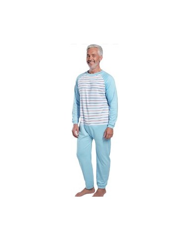 Grenouillères longues rayées