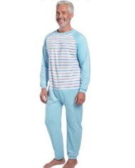 Grenouillères longues rayées