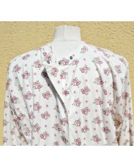 Chemise de nuit médicalisée manches longues Chemise de nuit médicalisée manches longues