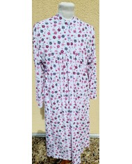 Chemise de nuit médicalisée fleurie Chemise de nuit médicalisée fleurie