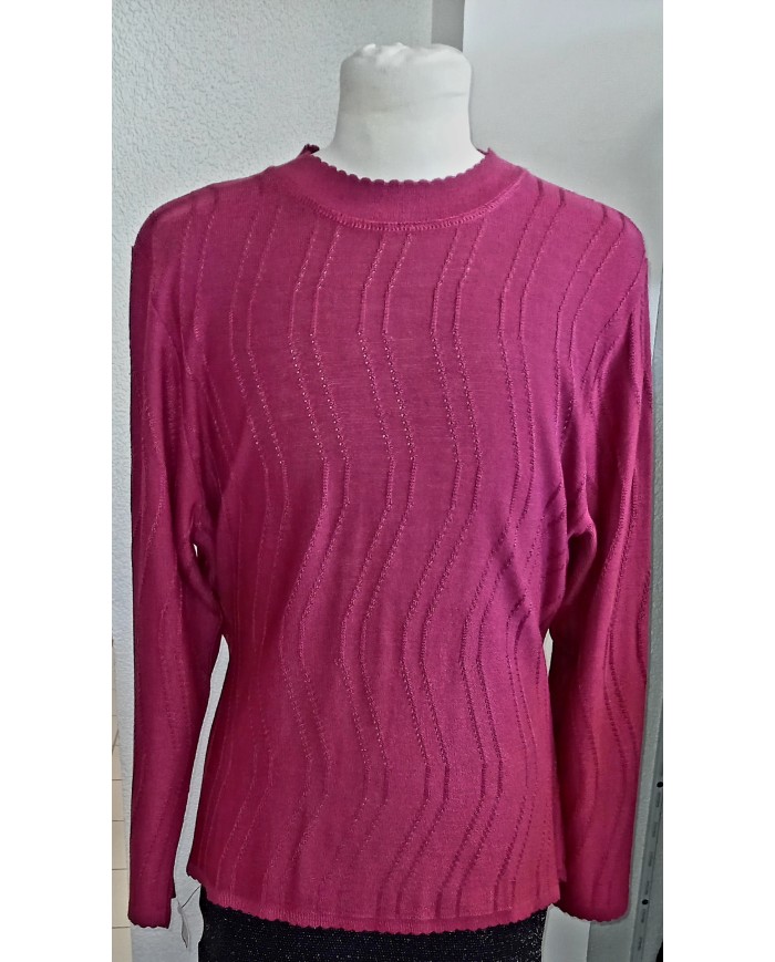 Pull léger manches longues col rond