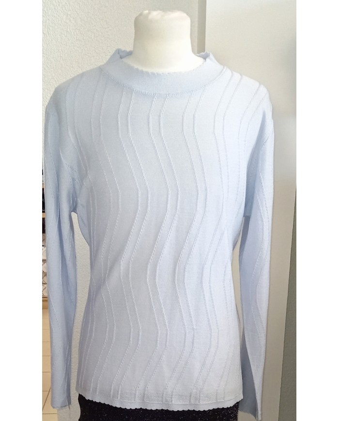 Pull léger manches longues col rond Pull léger manches longues col rond